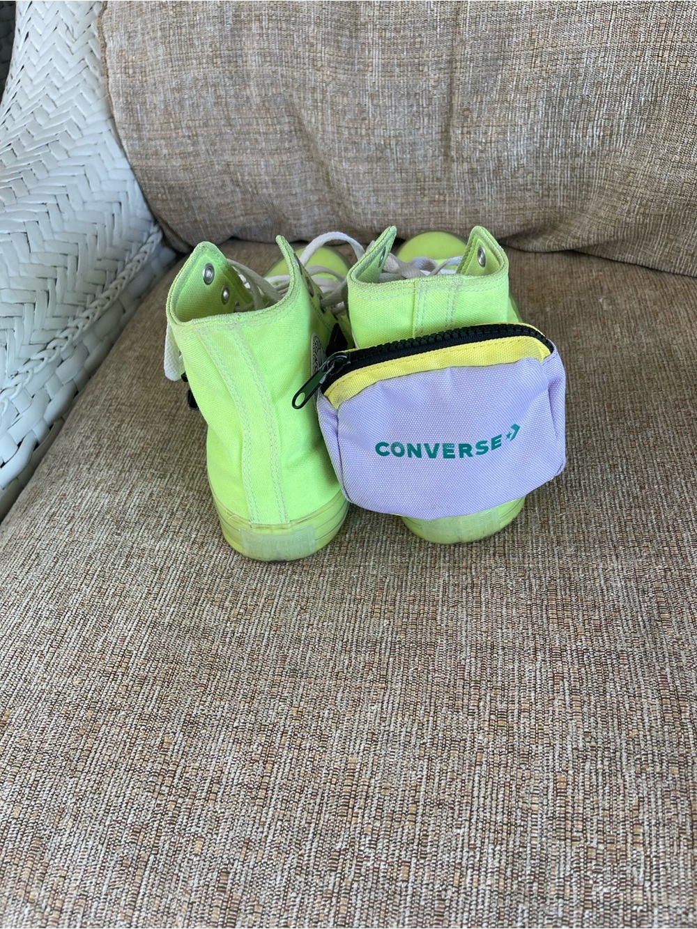 Converse Chuck Taylor All Star Buckle Up Hi Shoes, 169030C  Green/ White